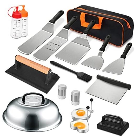 18PCS Blackstone Griddle Accessories Kit for Flat Top Grill Cooking
