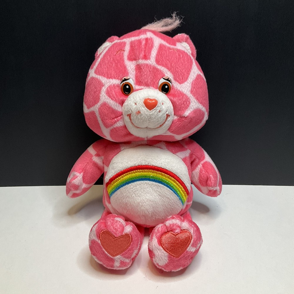 Vintage Care Bear Jungle Party 2004 Cheer Bear Soft Stuffed Plush Animal Toy 8