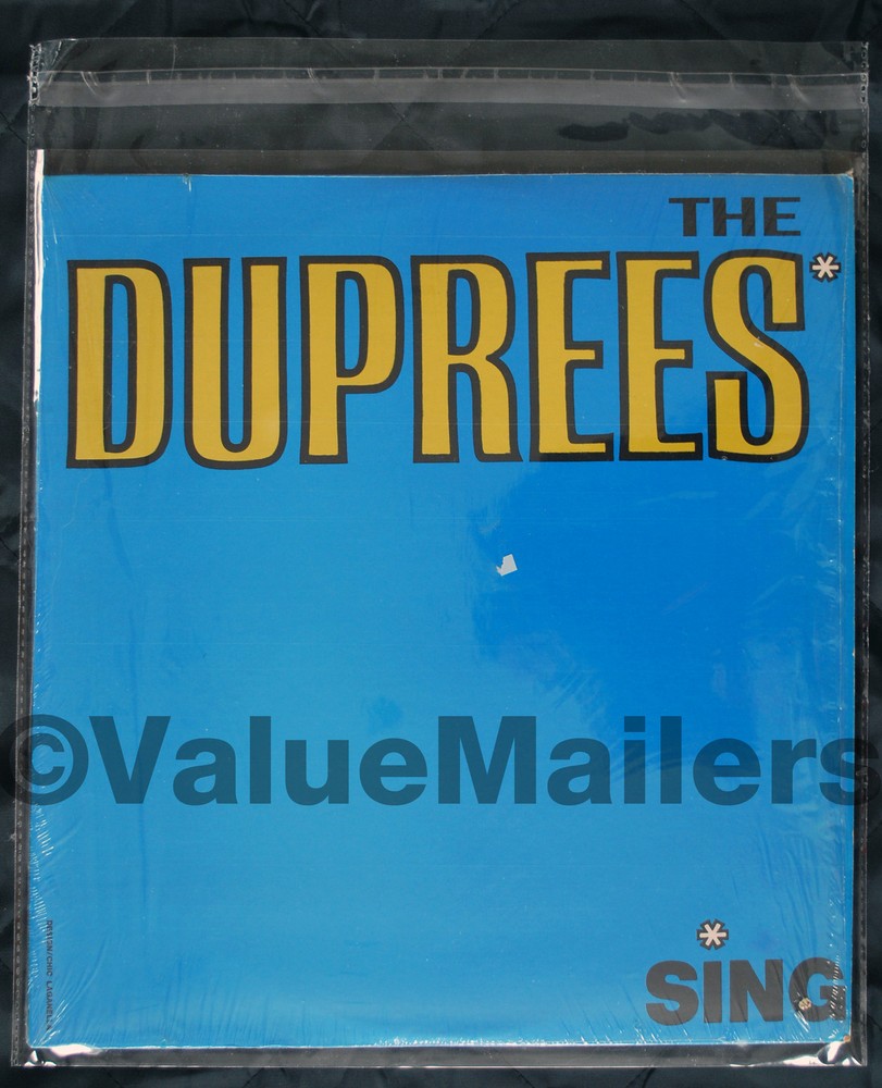 100 12.75x 12.75 Record Album Mailers Vinyl Plastic Inner Sleeves LP Book