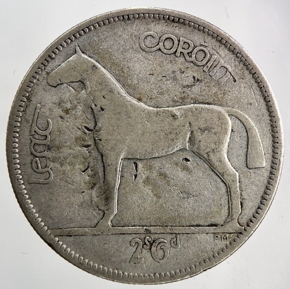 1931 Irish Horse Half-Crown Silver Coin - Collectible Grade
