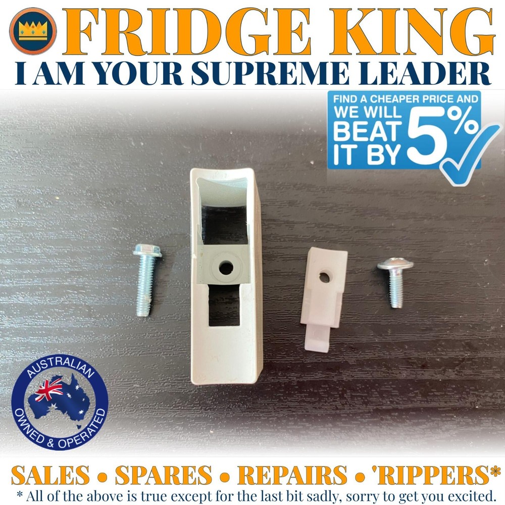 White Westinghouse fridge freezer door handle pedestal kit for WSE7000W