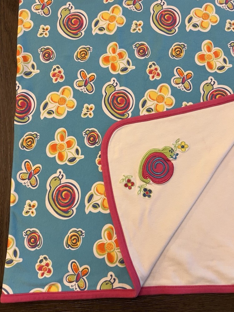 Baby Girl Vintage Rainbow Tag Gymboree Sunny Days Baby Blanket