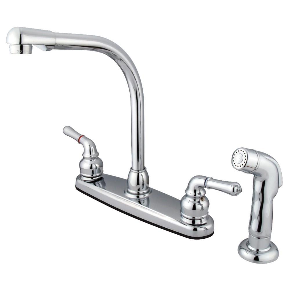 Kingston Brass FB75.SP 1.8 GPM Standard Kitchen Faucet - - Chrome