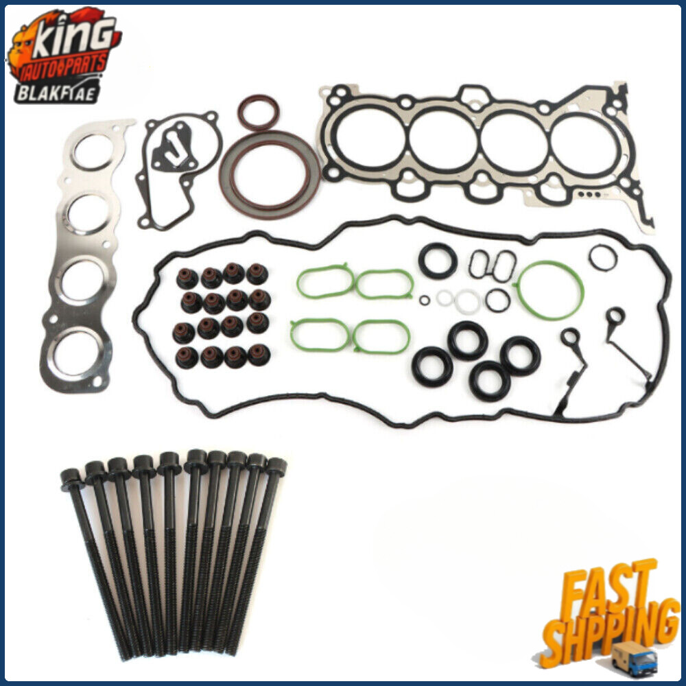 2.0L Engine Gasket Seal Kit with Head Bolts for Hyundai Tucson Kia Soul Forte G4NC