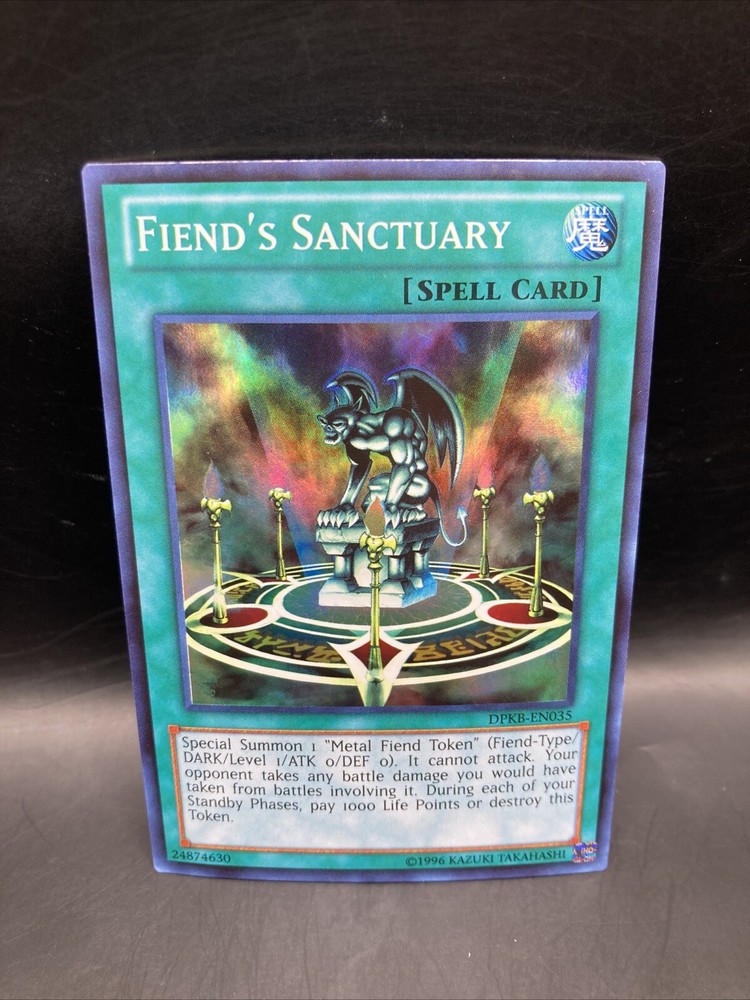 Fiend's Sanctuary DPKB-EN035 Kaiba Unlimited Edition Rare Yugioh Card