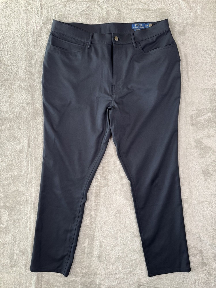 Polo Ralph Lauren Performance Chino Pants Men's 36x30 Polo Navy Slim-Fit