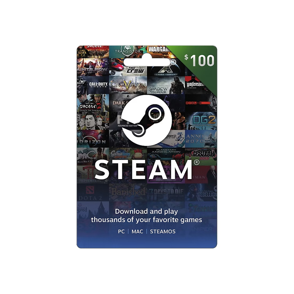 $100 Steam Gift Card - Fast Delivery - Official Steam Wallet Code-image