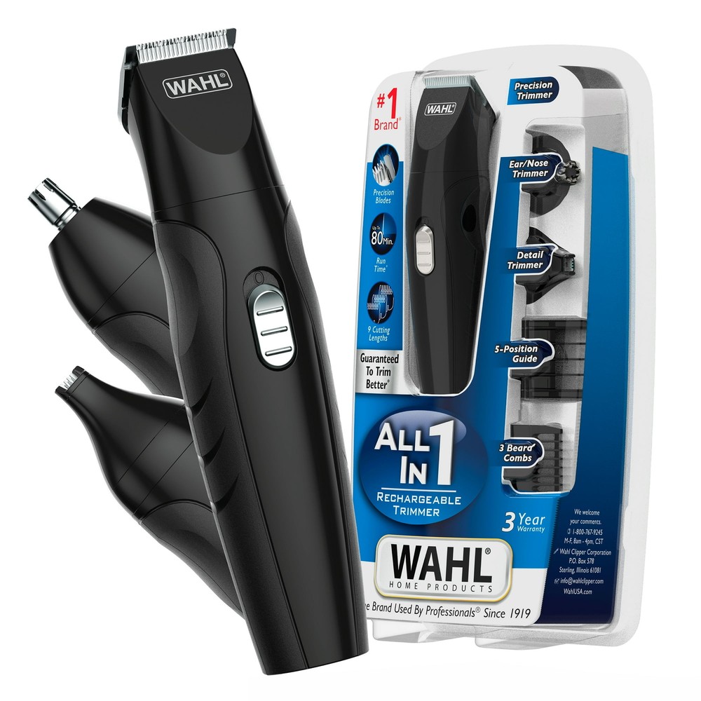 Wahl All-in-One Rechargeable Beard Trimmer for Mustache and Detail Grooming