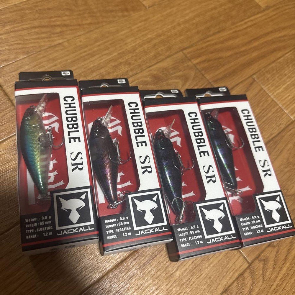 Jackall Chubble SR Fishing Lure 4-Piece Set for Bass