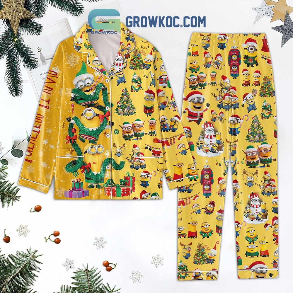 Minions Christmas Pajamas Set for Kids & Adults