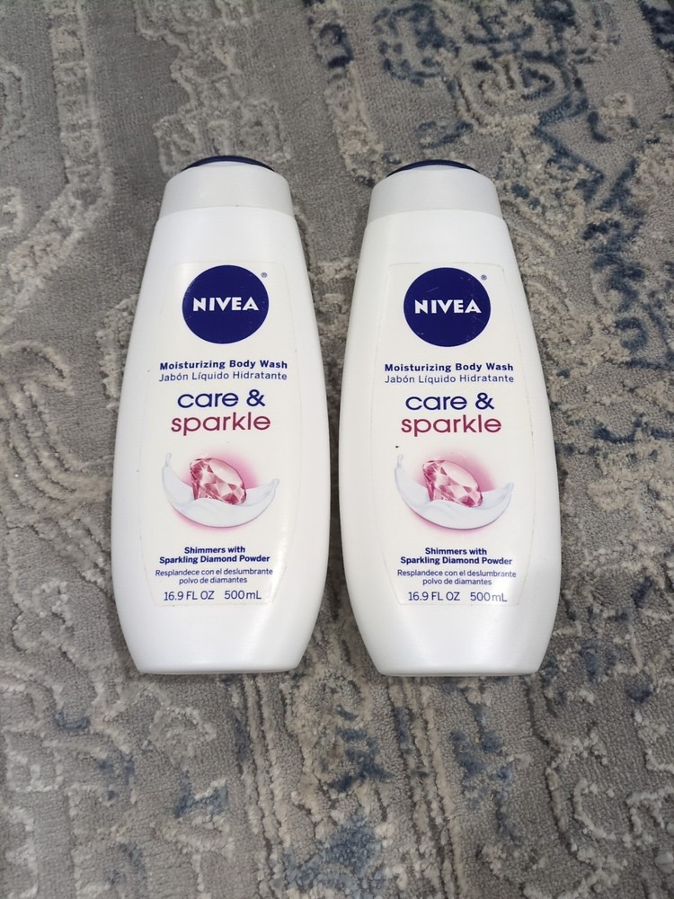 Nivea Care Sparkle Moisturizing Body Wash 16.9oz 2-Pack Discontinued