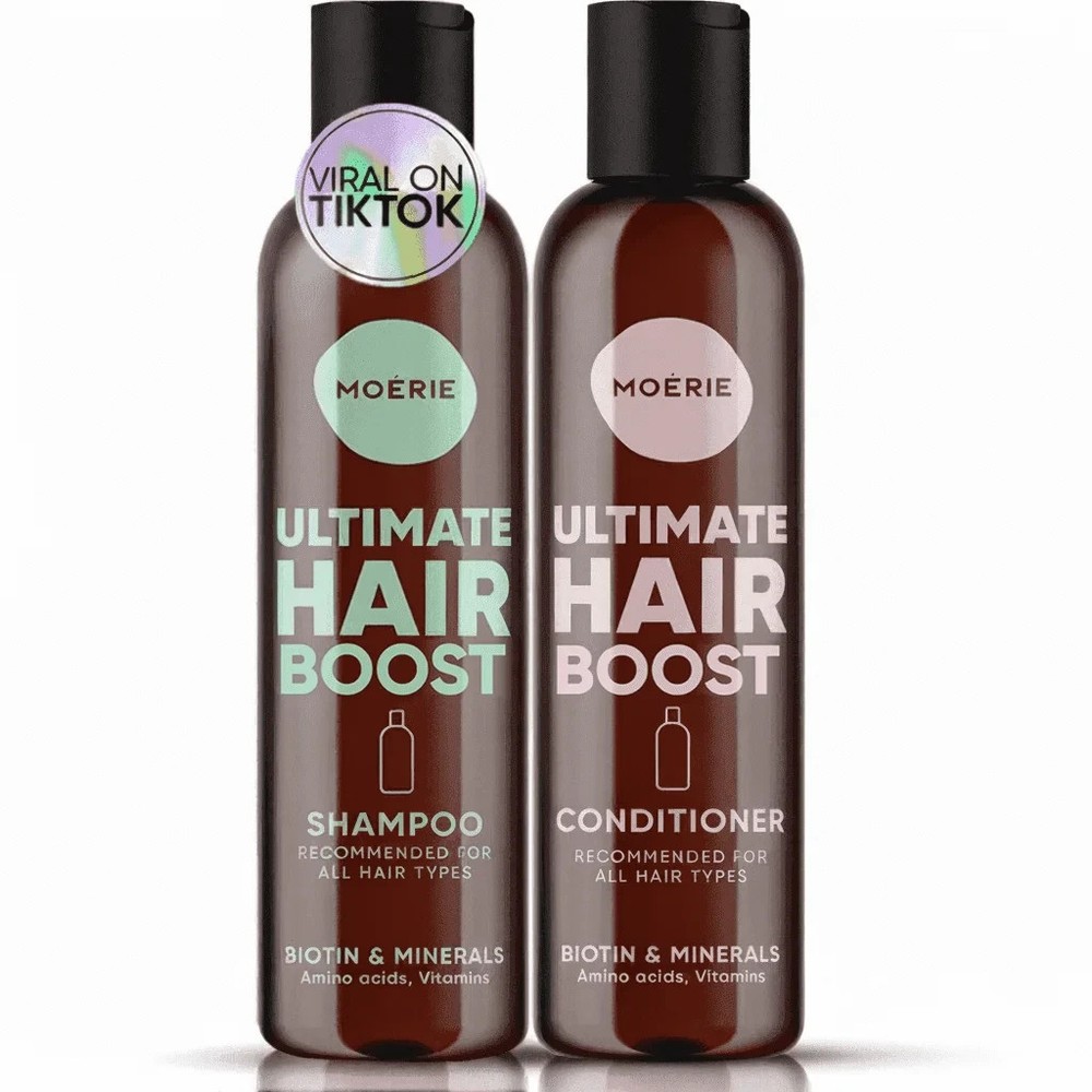 Moerie Shampoo & Conditioner Set – For Fuller-Looking, Healthy-Looking Hair