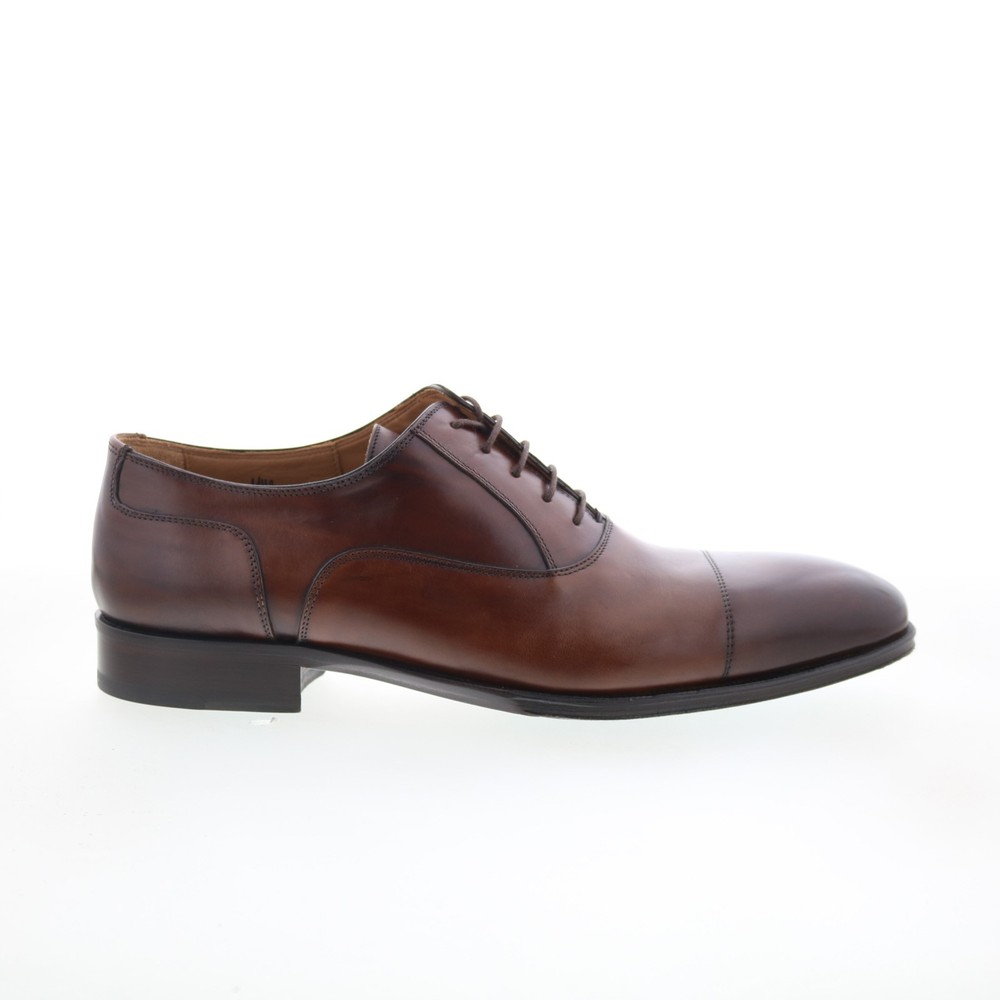 Pastori by Di Bianco Avitus Mens Brown Oxfords & Lace Ups Cap Toe Shoes 11.5