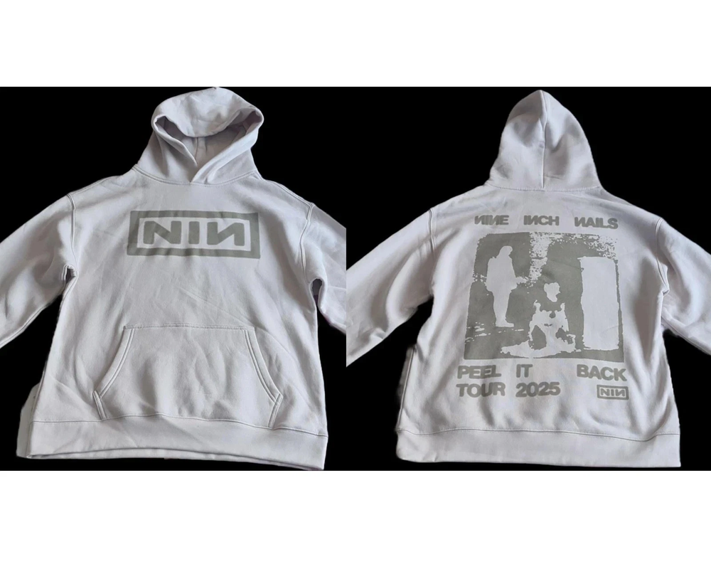 New Apparel Nine Inch Nails Peel It Back Tour Merch Hoodie
