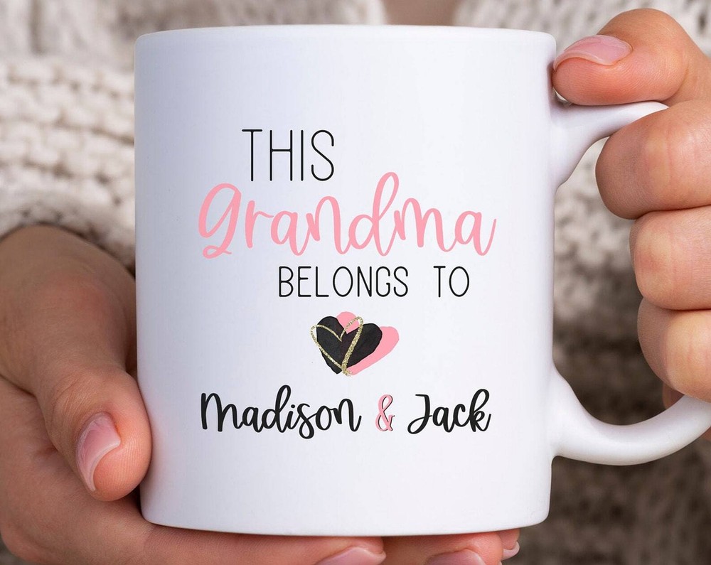 This Grandma Belongs To Coffee Mug Personalized Mug Mother's Day Gift Gift For
