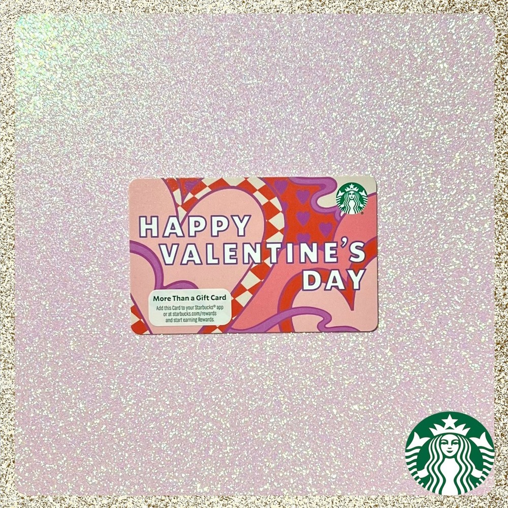 2025 Starbucks Valentine's Day Gift Card MINT CONDITION