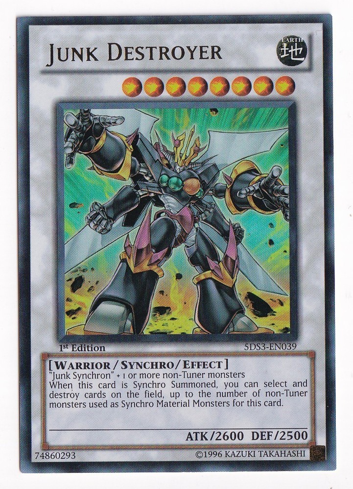 Junk Destroyer 5DS3-EN039 Starter Deck Duelist Toolbox 1st Edition