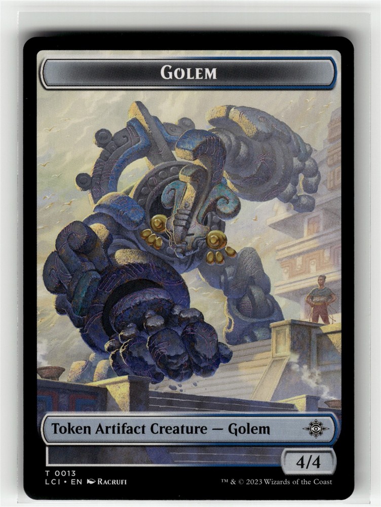 GOLEM TOKEN The Lost Caverns of Ixalan #13 LCI(NM+)(MTG)