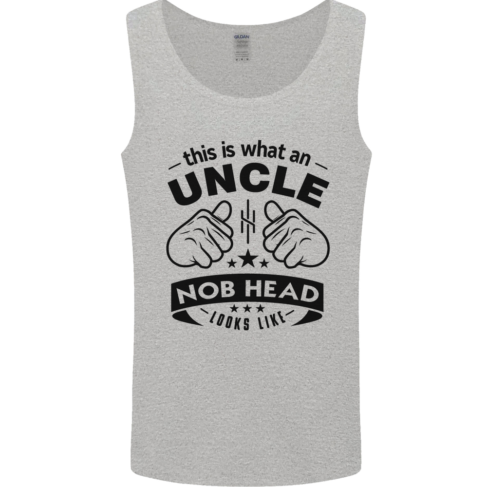 An Uncle Nob Head Looks Like Uncles Day Mens Vest Tank Top