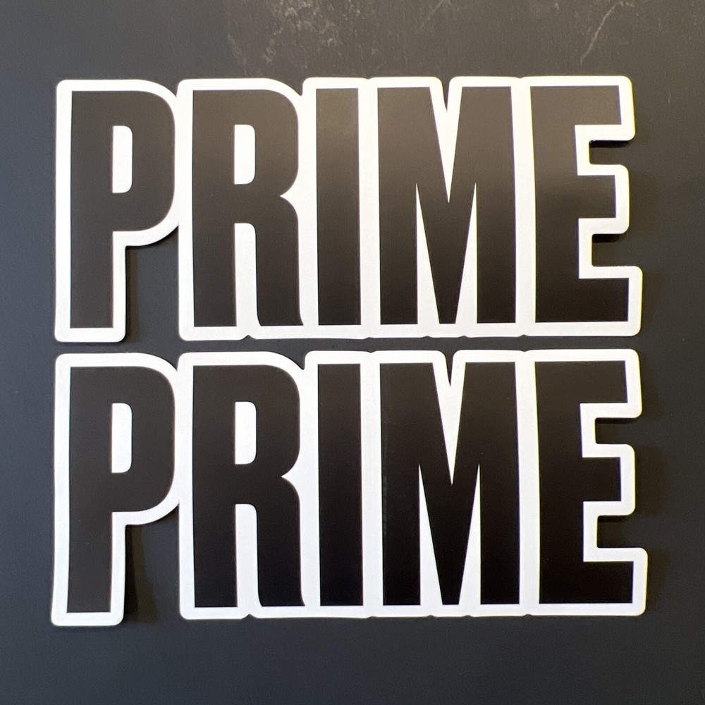 2 OFFICIAL PRIME Stickers - Logan Paul KSI MrBeast Merch YouTube Influencer