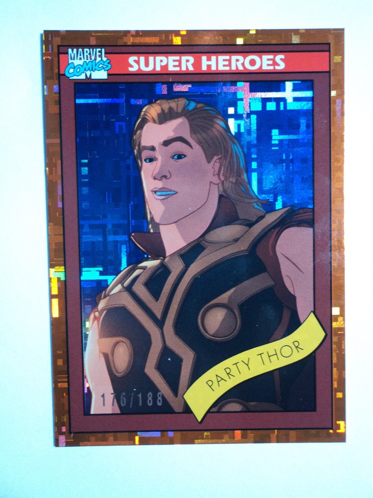 2023 Upper Deck Marvel What If Dimensions Orange #41 Party Thor 176/188