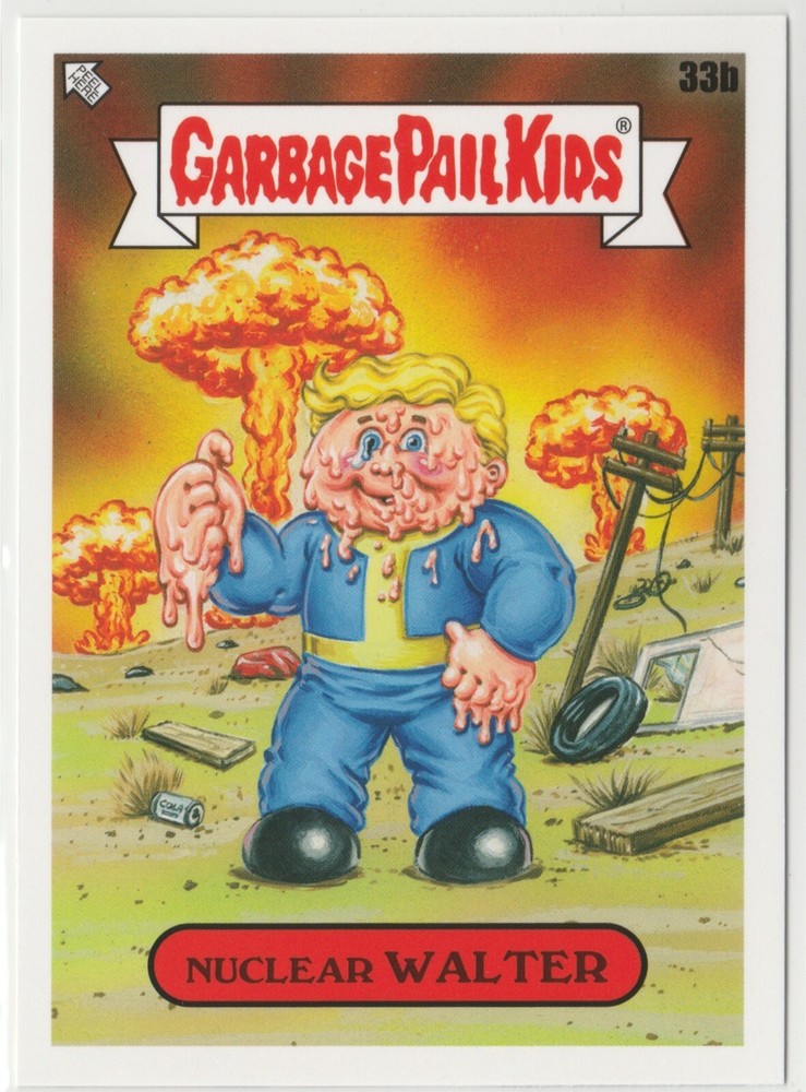 Nuclear Walter #33b Fallout GPK 2023 Intergoolactic Mayhem Garbage Pail Kids