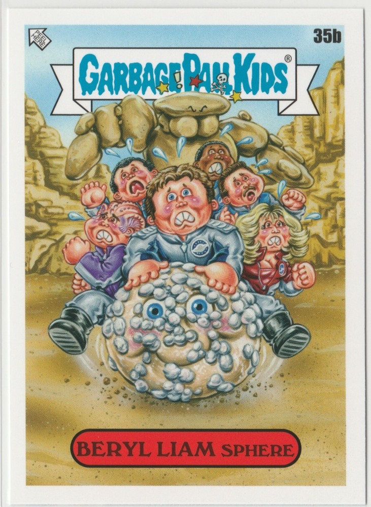 Beryl Liam Sphere #35b Garbage Pail Kids GPK 2023 Intergoolactic Mayhem Trading Card