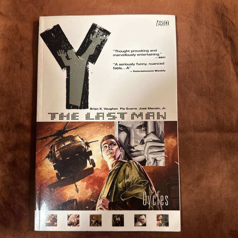 DC Vertigo Y THE LAST MAN Trade Paperback #2 CYCLES Brian K. Vaughan P. Guerra