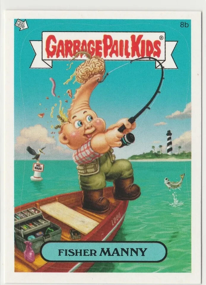 Fisher Manny #8b Garbage Pail Kids 2007 ANS6 Series 6 Card