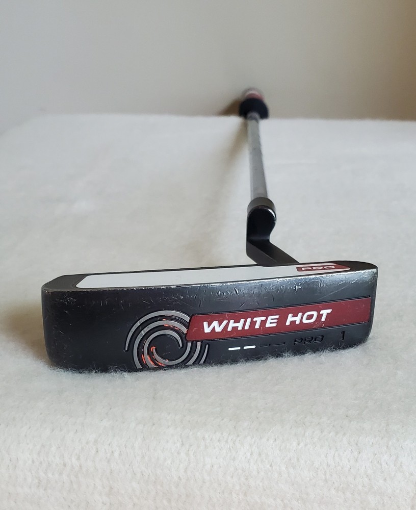Odyssey White Hot Pro #1 Black Right Handed Putter 34.5 Inch Steel Super Stroke Grip