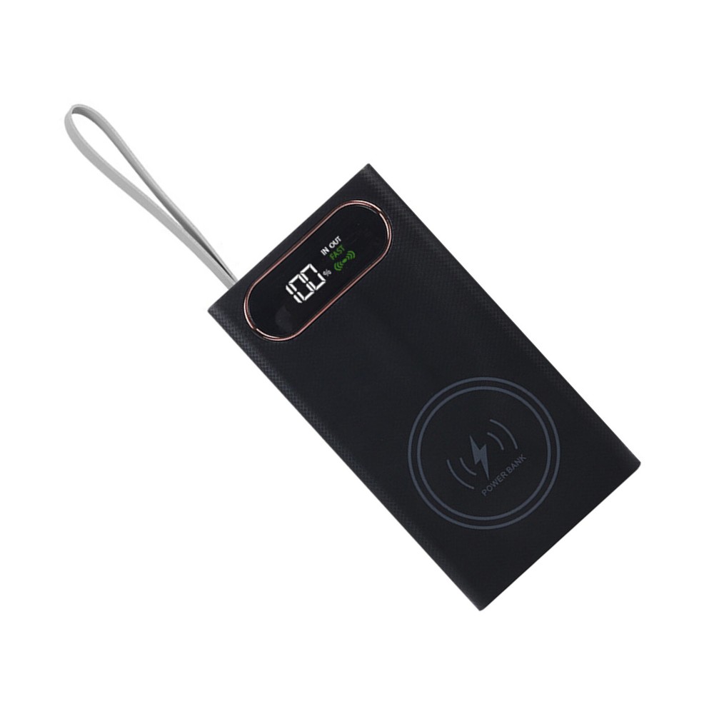 12-Slot DIY 18650 Power Bank Kit with 15W Wireless Charging