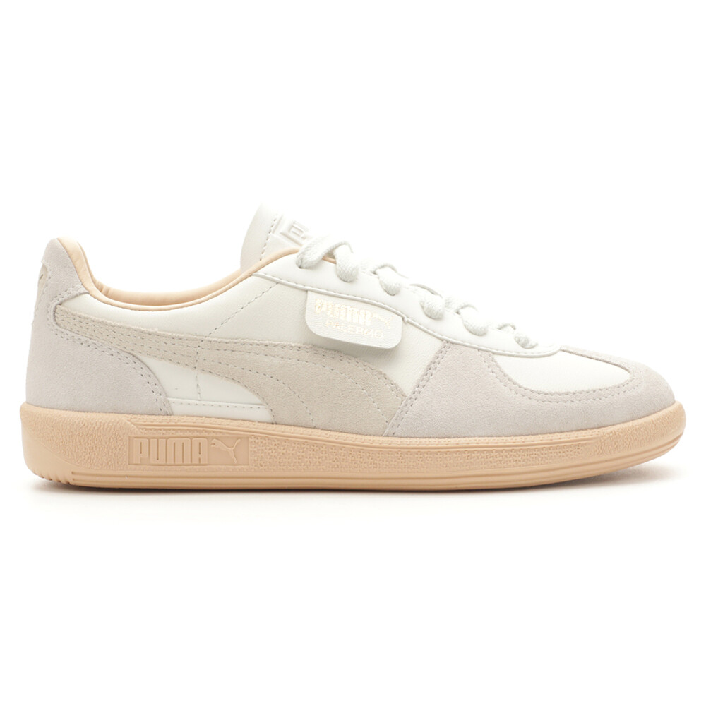 Puma Palermo Women’s White Lace-Up Casual Sneakers 39764711