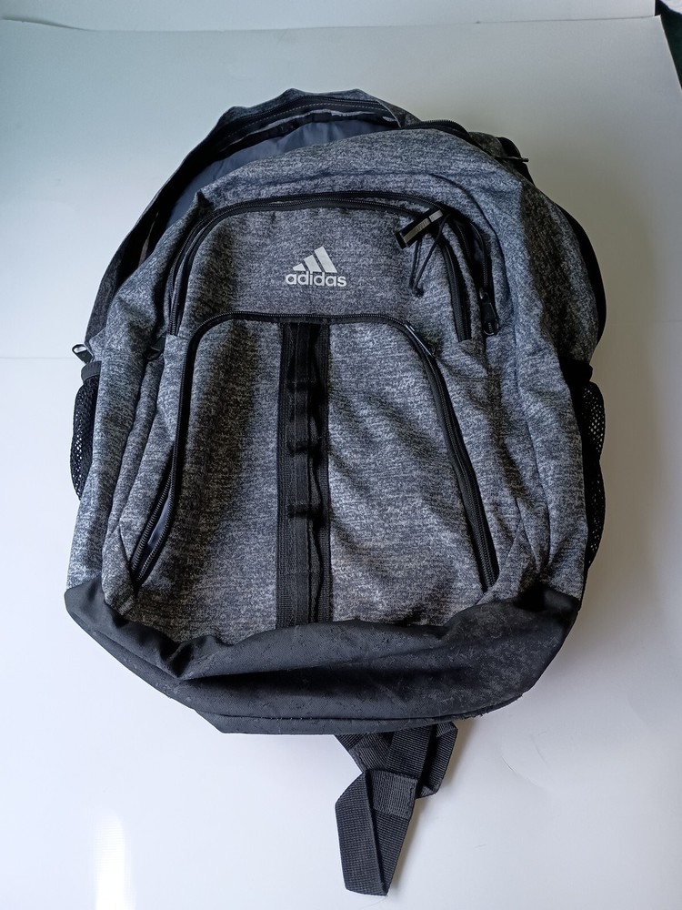 Adidas Prime 6 Backpack Gray/White/Black School Bag