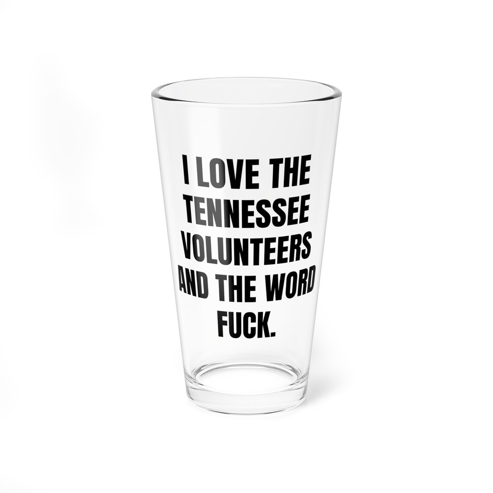 Tennessee Volunteers Gift - 16 oz Pint Beer Glass : UT Vols Football Basketball