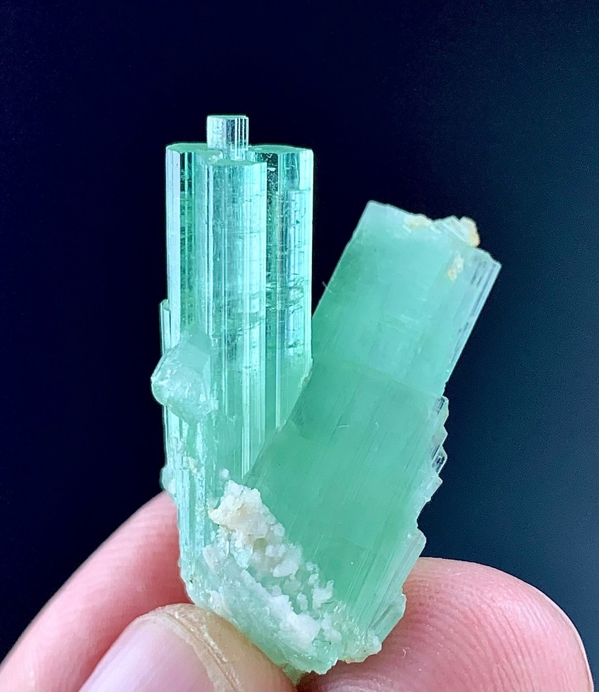 32 Carat Tourmaline Crystals Specimen From Afghanistan