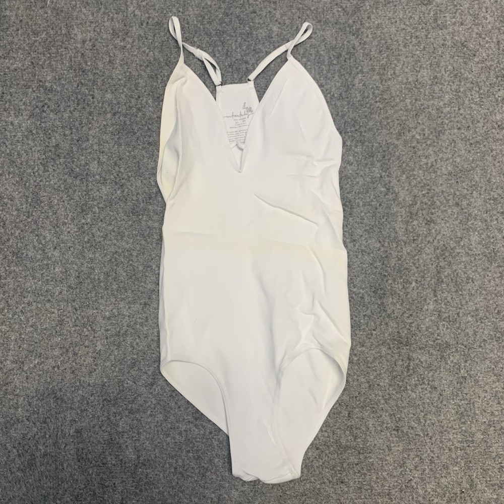 Intimately Free People Bodysuit White Nylon Slip Size XS/S