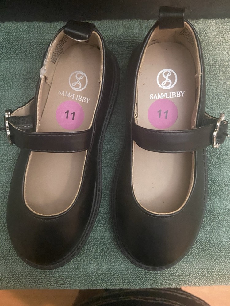 Sam & Libby Black Mary Jane Shoes