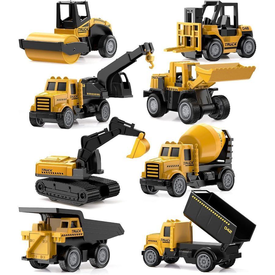 Alloy Small Construction Cars Vehicles, Die Cast Mini Construction Truck Toys