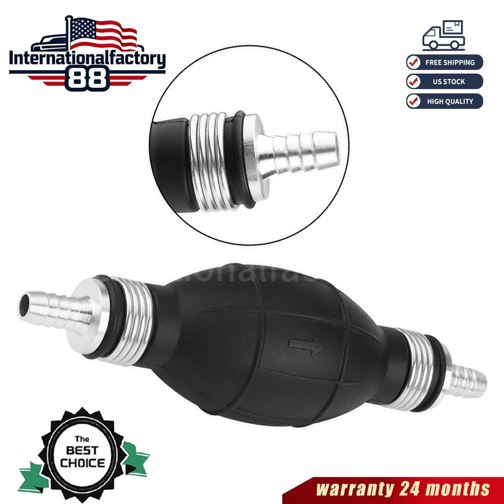 5/16'' Hand Primer Bulb Outboard Car Marine Boat Gas Fuel Line Pump All Fuels