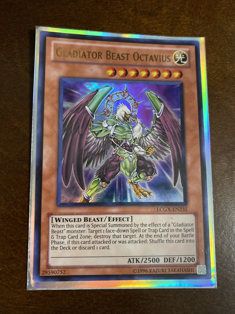 Gladiator Beast Octavius LCGX-EN235 Unlimited Duel Academy Edition  