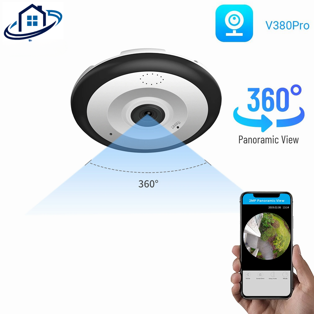 WIFI Camera V380 Pro Two Ways AUDIO Smart Home Security Protection Wireless 5MP