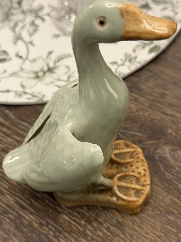 Chinese Vintage Celadon Porcelain  Duck