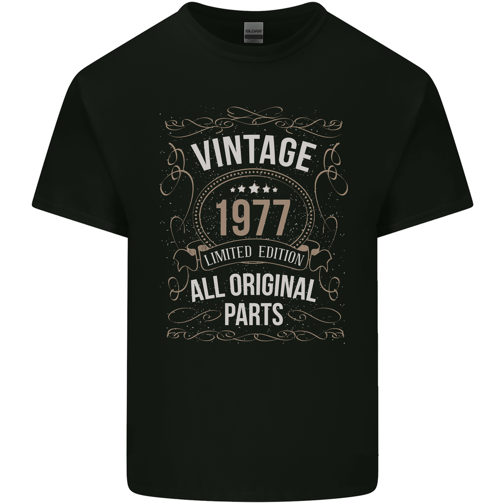 46th Birthday Limited Edition 1977 Mens Cotton T-Shirt Tee Top