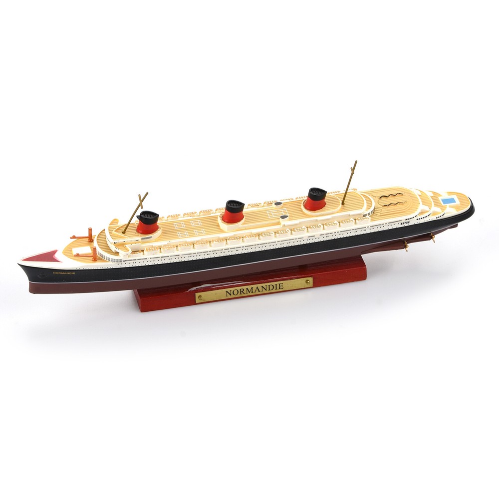 1/1250 Normandie Cruise Ship Alloy Model for Static Display Souvenir