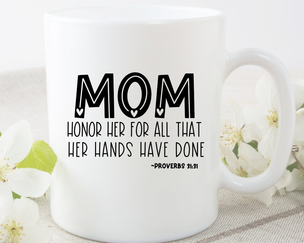 Personalized Mother's Day Gift - White Coffee Mug for New Moms