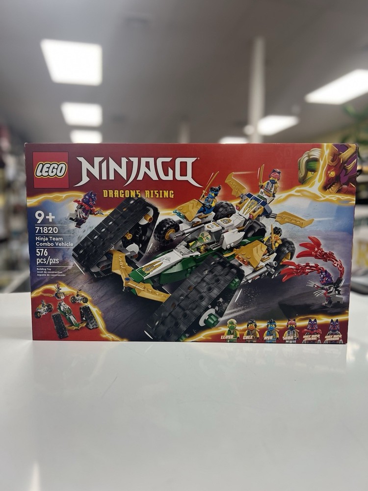 LEGO NINJAGO 4-in-1 Ninja Team Combo Vehicle Building Set 71820
