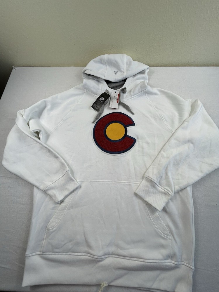 New Antigua Colorado Avalanche Men’s Sz Lg Alternate Logo Hoodie Sweatshirt $120