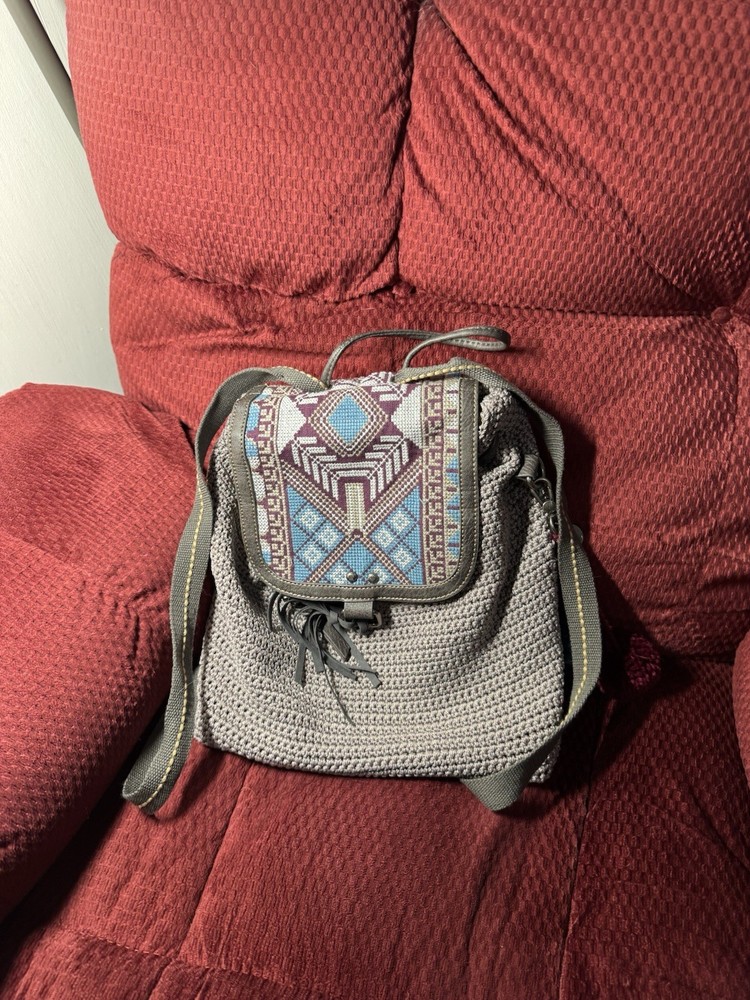 The SAK Avalon Crochet Backpack new