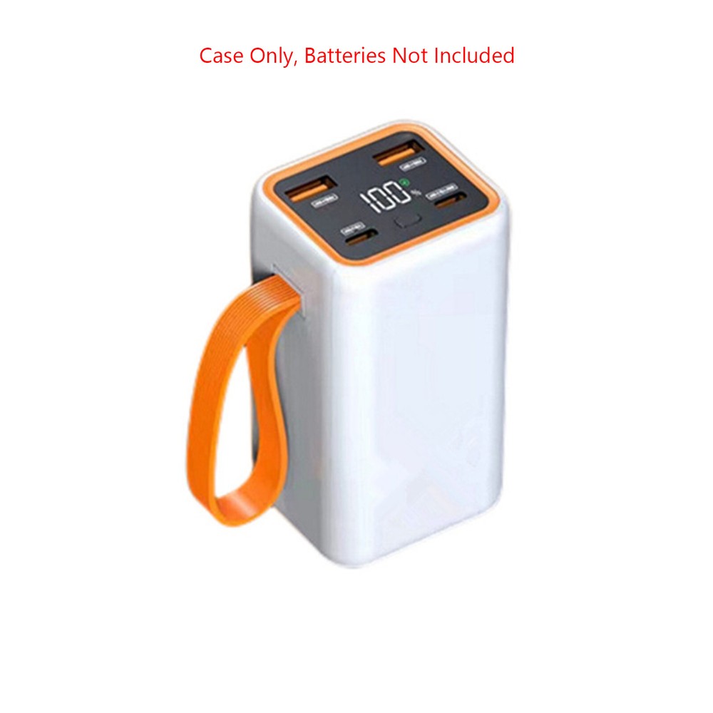 4-Slot 21700 Battery Charger with LCD Display for DIY Power Bank Case