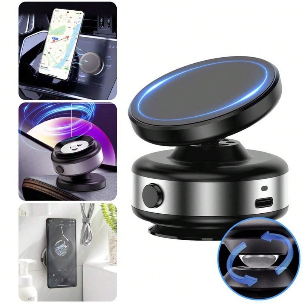 360° Rotatable Car Magnetic Phone Holder, Car Navigation Holder, Vacuum Adsorpti